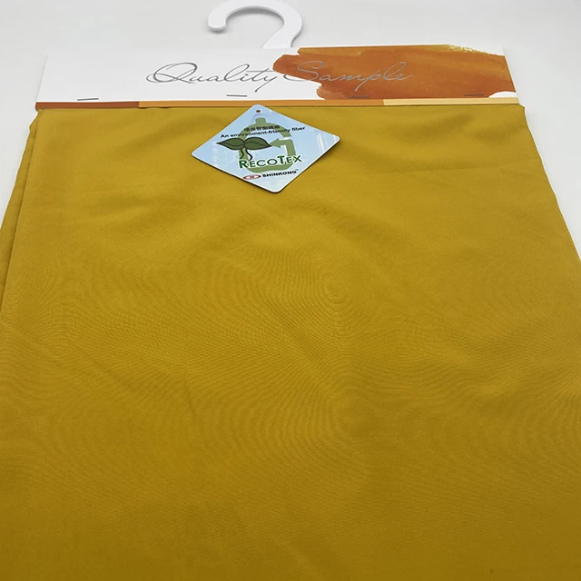 
100% RPET 190T Micro Fiber Fabric Recycled Polyester Pongee 
