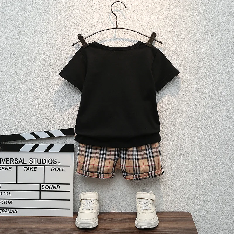 1-4T Best Quality Kids Clothes Summer Outfits T-Shirt & Shorts Set Clothes For Little Boy Kids Clothing 2-3 Years Boys