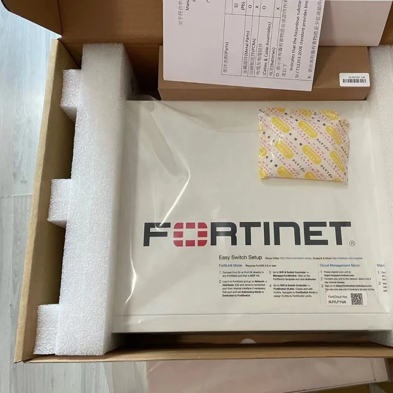 FS-124F-FPOE Layer 2 FortiGate Switch Compatible PoE+ or 24x7 Software License FortiCare New In Stock Available
