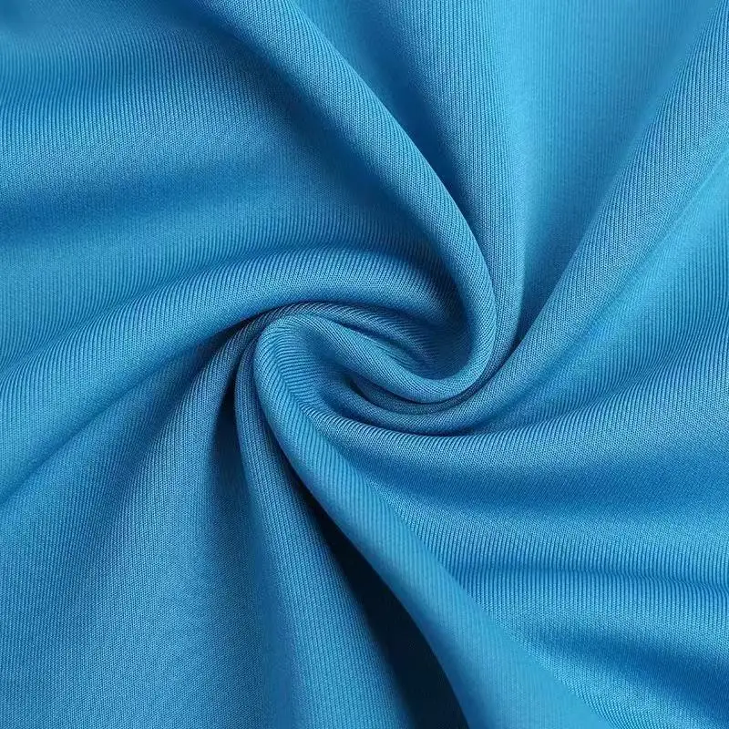 Hot China manufacturer sportswear 4 way stretch spandex plain lycra fabric suppliers