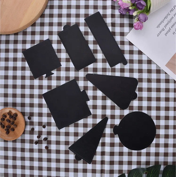 2.5 mm high quality  gold cardboard base rectangular paper cake board