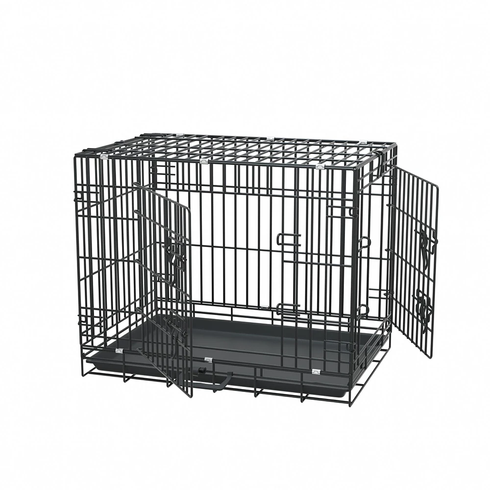 Pet Products 30 inches (75*47*57.5cm) installation-free foldable pet cage with toilet for home use for cats and dogs