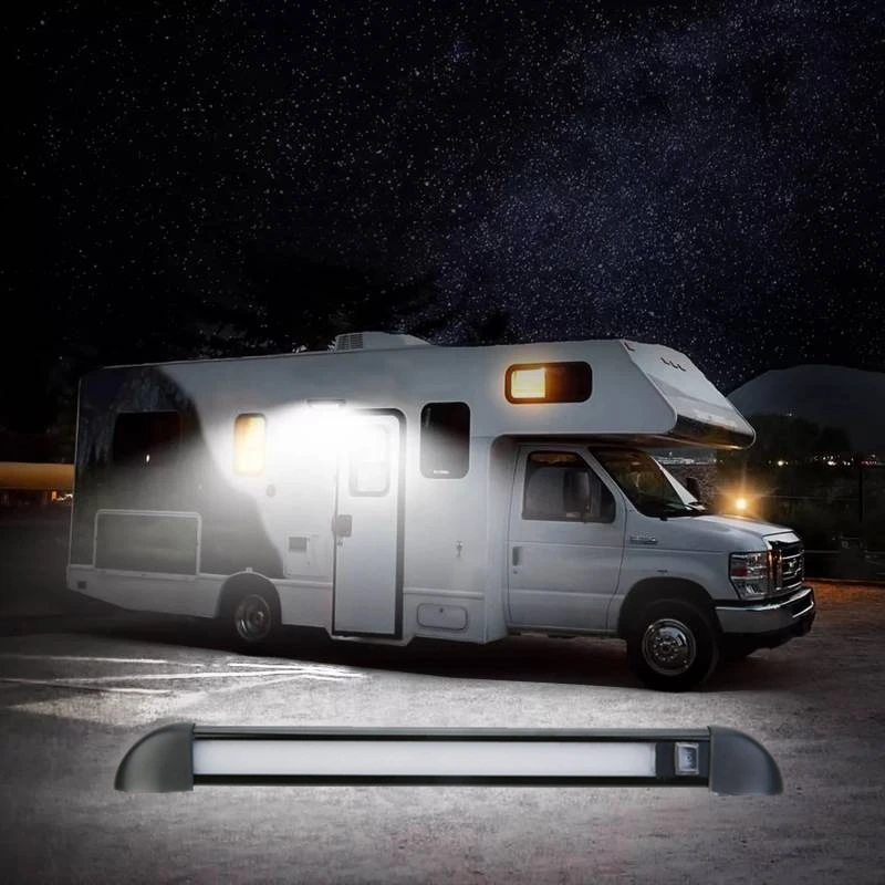 7 Watts Boat 2 In 1 Red White 12 Volt Led  Cabin Amber Waterproof Dual Color Light With On/off