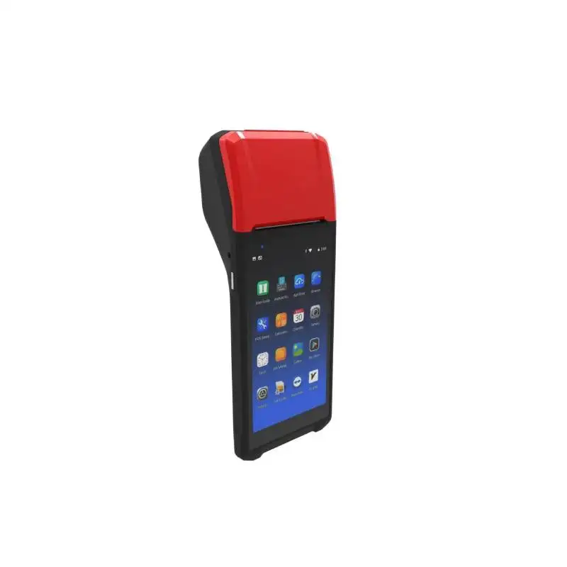 Touch Screen Android Pos System Handheld Pos Terminal With Printer