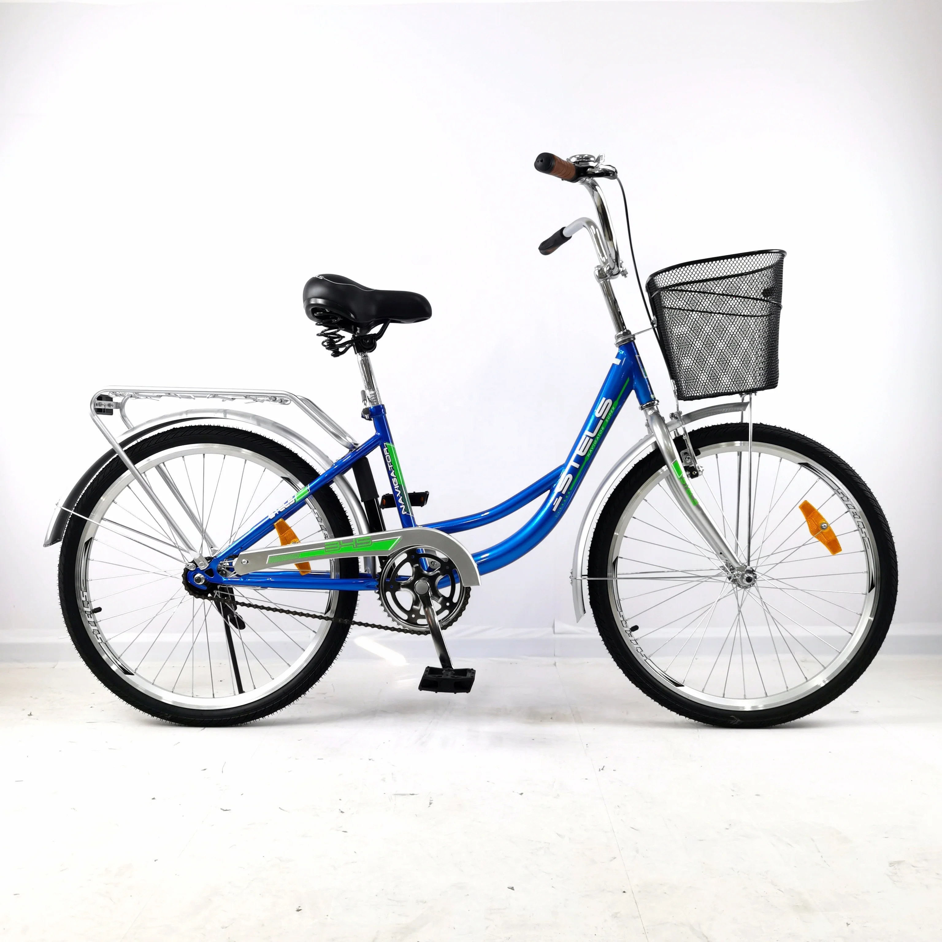 Women Bicycles 24 inch Ladies Bike City Bike High Carbon Steel China Ordinary Street Set TIA Training Frame Wheels  Gross Double