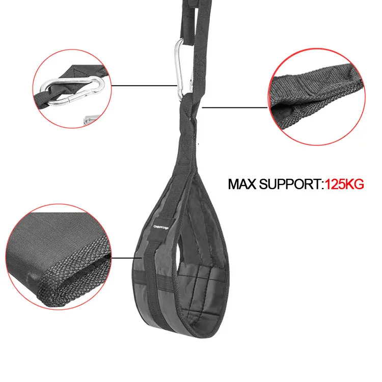 Weightlifting AB Straps Gym Hanging Fitness Sling Abdominal Straps With Quick Locks for Pull Up Fitness