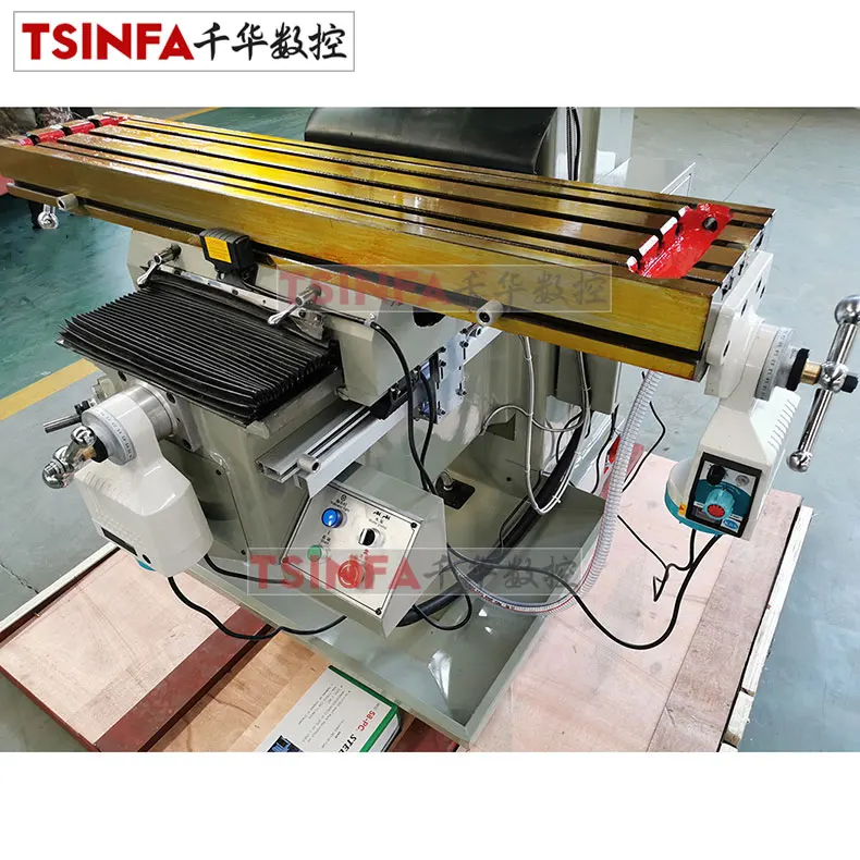 4H 4V X6325 vertical horizontal Turret Milling Machine for sale Universal Milling machine best price with DRO Shandong factory