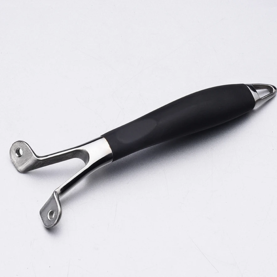 Fashion Kitchen Accessories heat resistant soft touch stainless steel silicone cookware pan handle