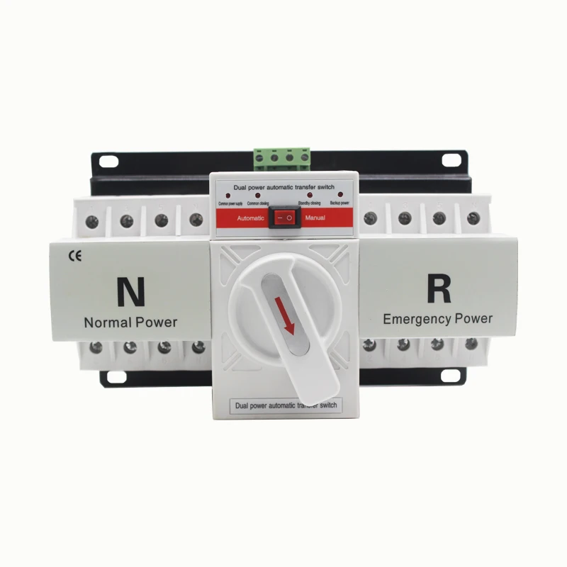 Высококачественный автоматический переключатель передачи данных cb типа 220 В 3P/4P 10A 20A 25A 32A ATS 40A 50A 63A