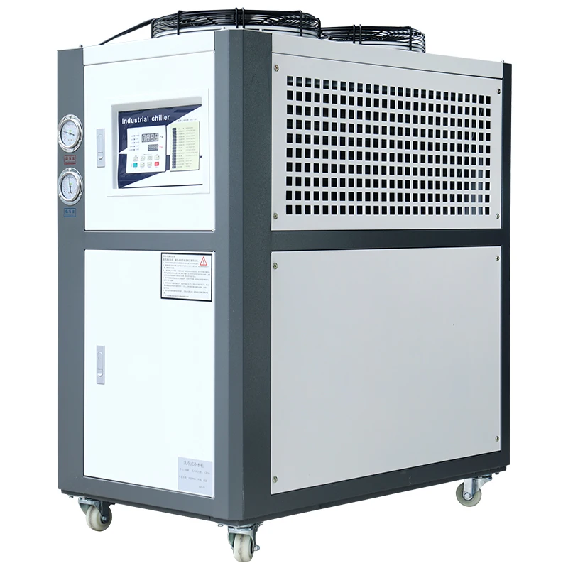 Auto  industrial Air water cooled chiller chiller for plastic machines 5HP mini air chiller