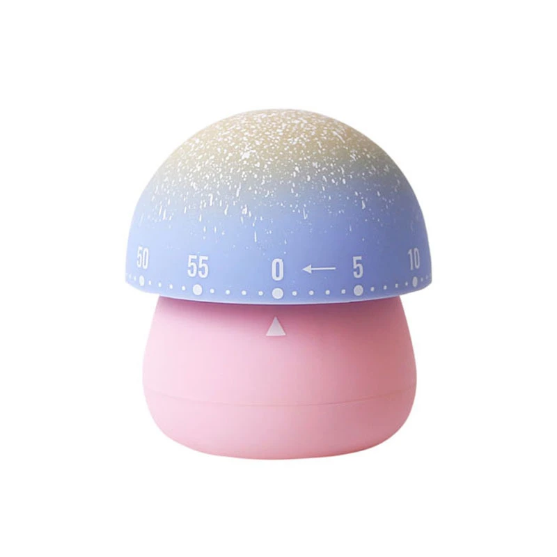 Mushroom Shaped Mechanical Timer Student Stopwatch Time Management Reminder Kitchen Cooking Timer
