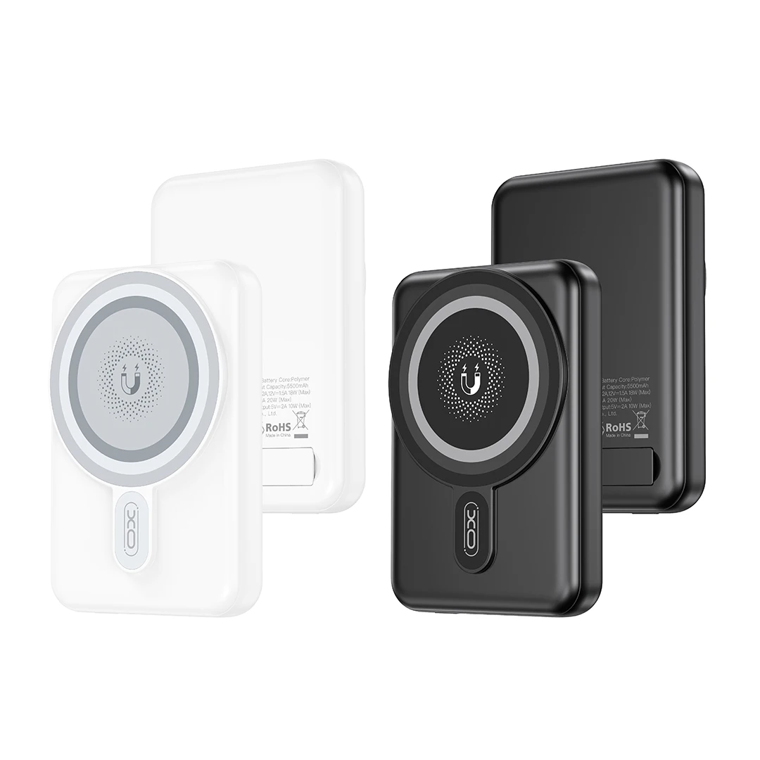 PR264 Magnetic 15W wireless charging + PD20W fast charging power bank with a holder 10000mAh