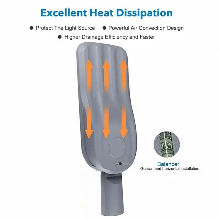 outdoor Photocell sensor Parking Lots 50w 100w 150w 200w smart led street light