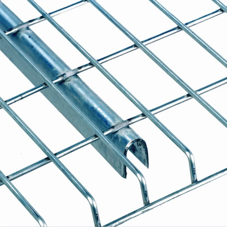 Rack store shelving metal shelf warehouse welded wire mesh deck