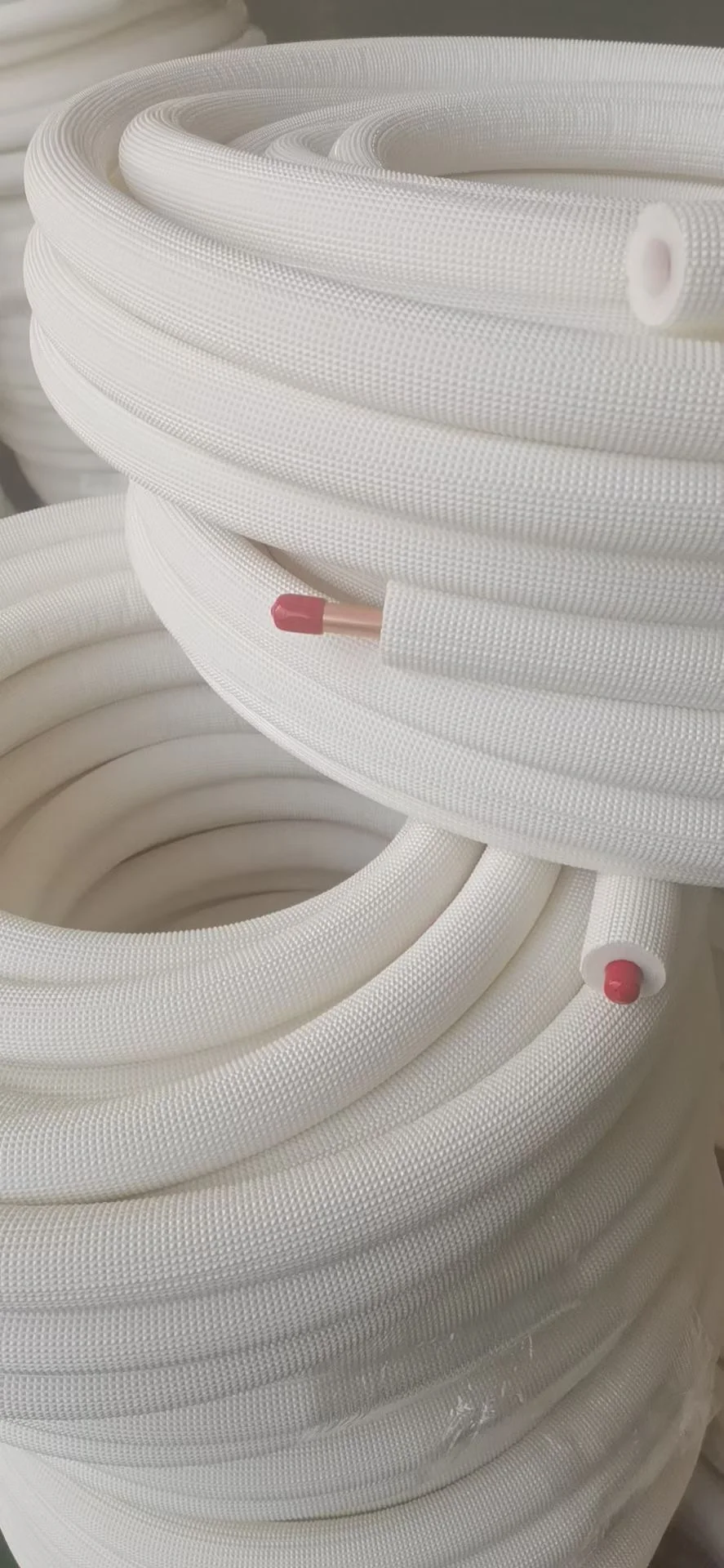 Pipe Insulation Tubing Heat Preservation Insulated  Length Handle Grips White PE foam tube