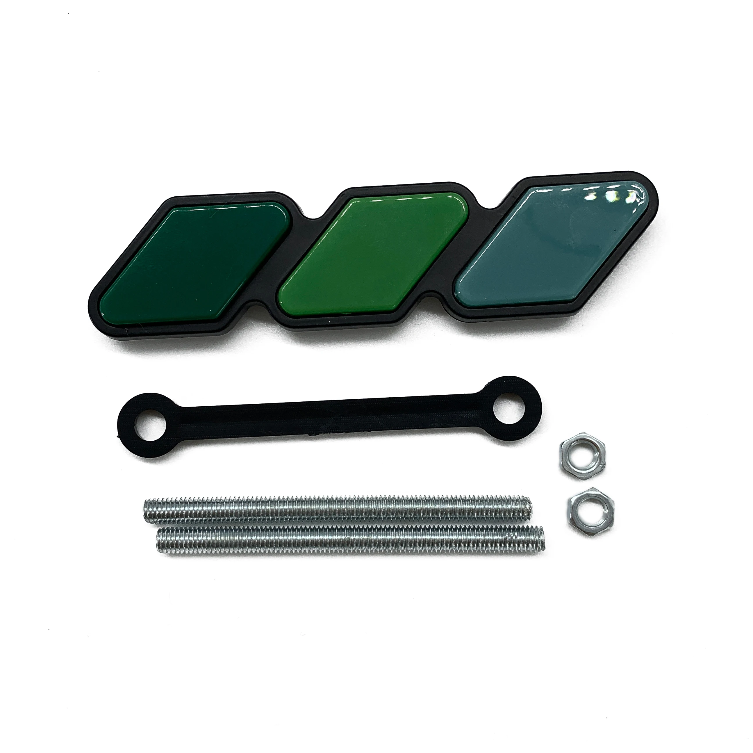 abs 3 color car grill emblem for tacoma