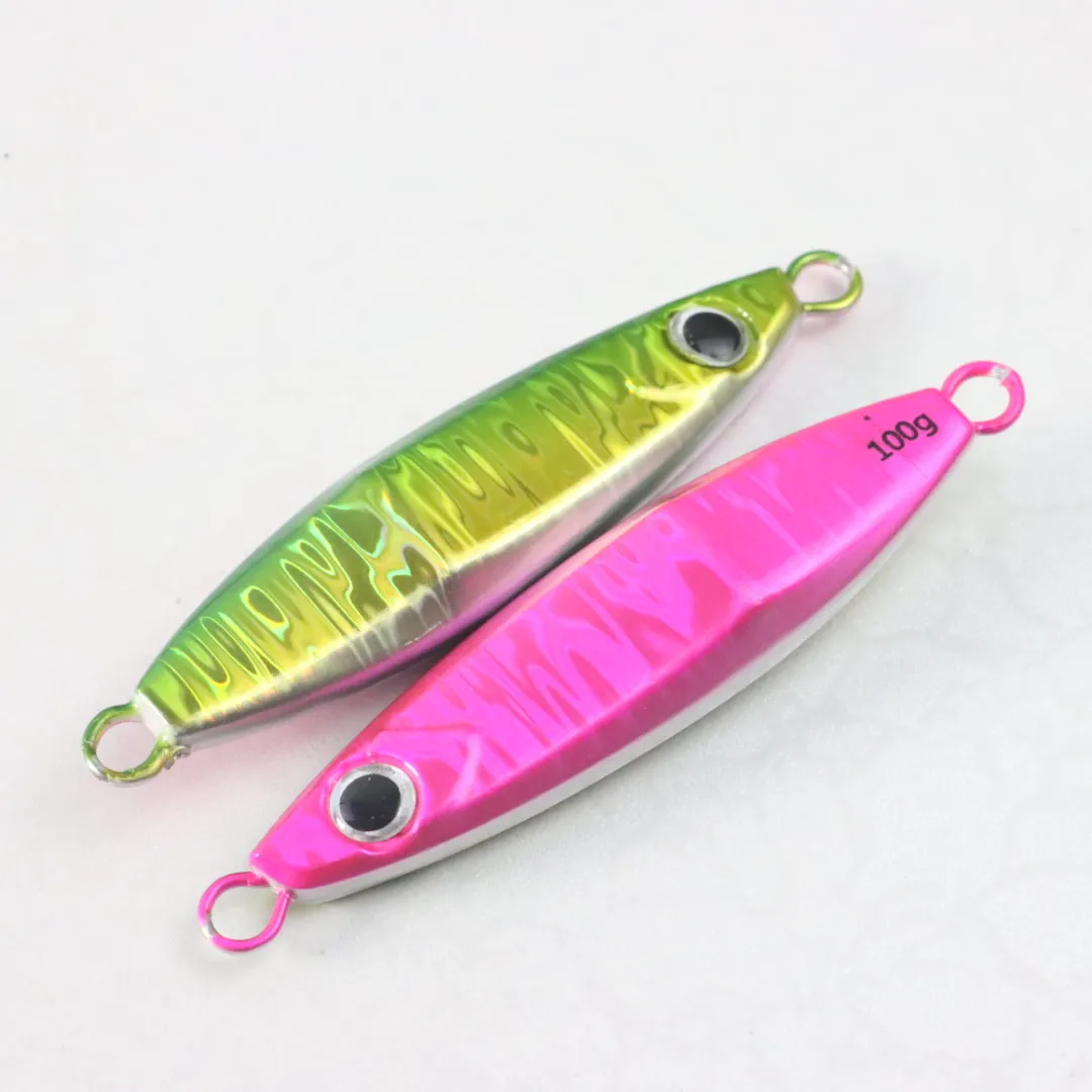 In stock 80g 100g Japanese Quality  Shinny Metal Jigs Switch Jigging Lure Lead Fishing Lure Jigbait