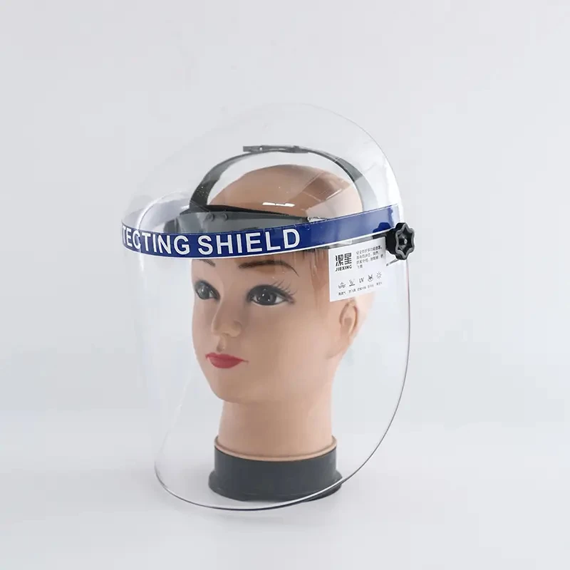 Reuesable Environmental Protection Clear Protective Face Shield Full Face Shield