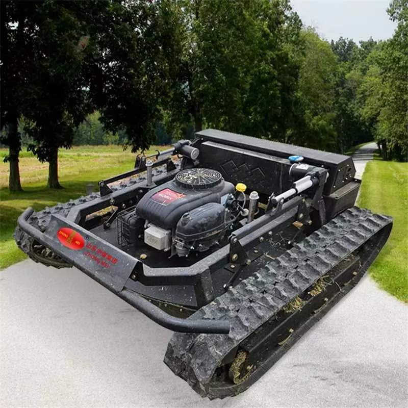 Smart Mini Crawler Metal Grass Cutting Lawnmower Electric Cordless Remote Control Blade Rotary Garden Lawn Mower