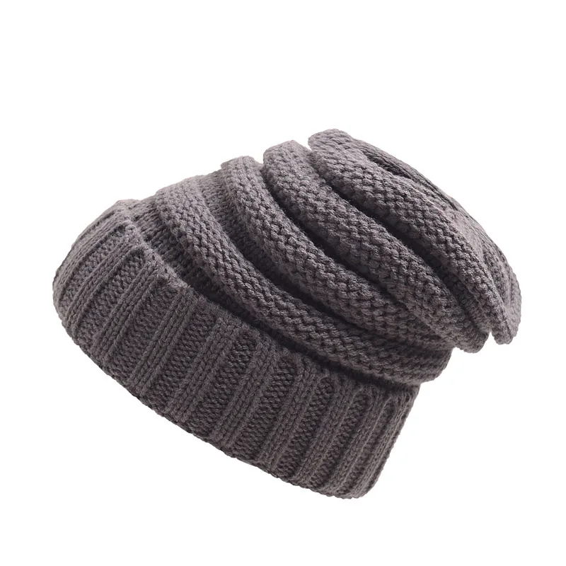 European and American foreign trade explosions winter knitting hat knitted warm hats Korea pullover woolen woman winter hat