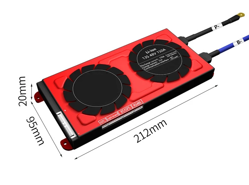 Смарт BMS 3 2 V LifePo4 13S 14S 16S 48V 80A 100A 120A 500A 18650 PCBA PCM с балансировки литий-ионный