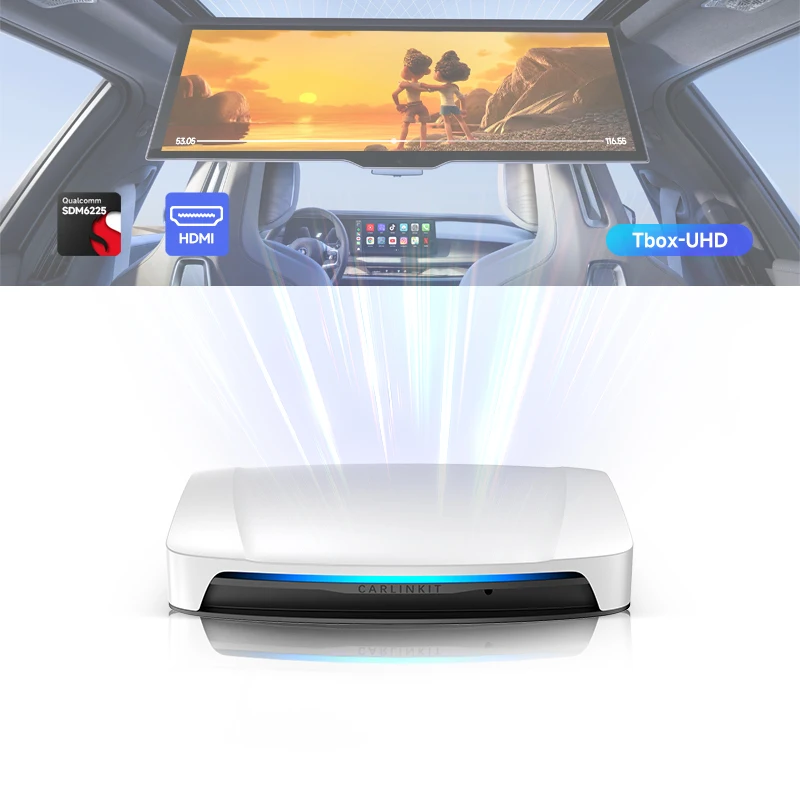 Carlinkit Android 13 8G 128Gb Tbox UHD HDMI SM6225 13.0 Wireless Ai Box Carplay Dongle 6225 Car Play Adapter For Netflix Youtube