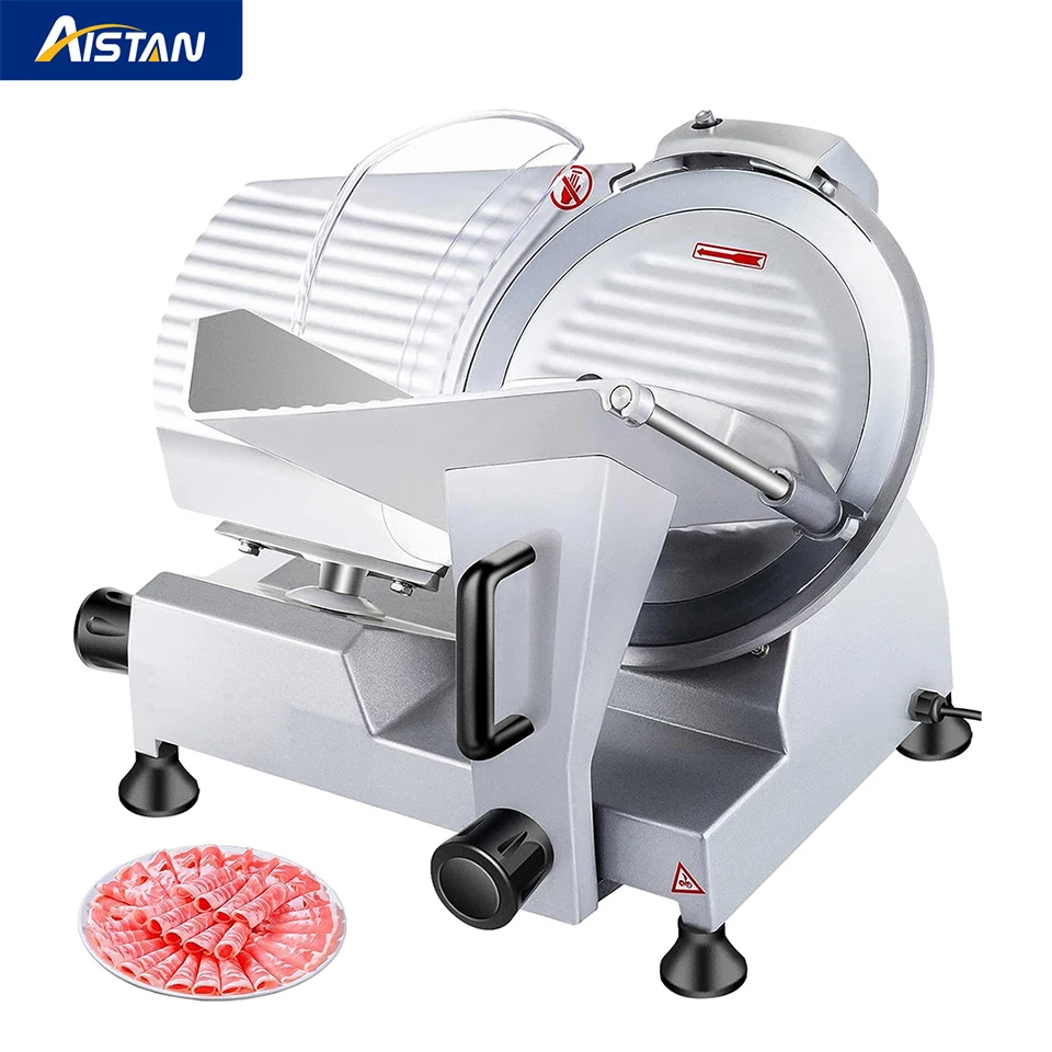 HBS250A Heavy Duty Stainless Steel Semi Automatic Commercial Cooks Meat Slicer for Sale