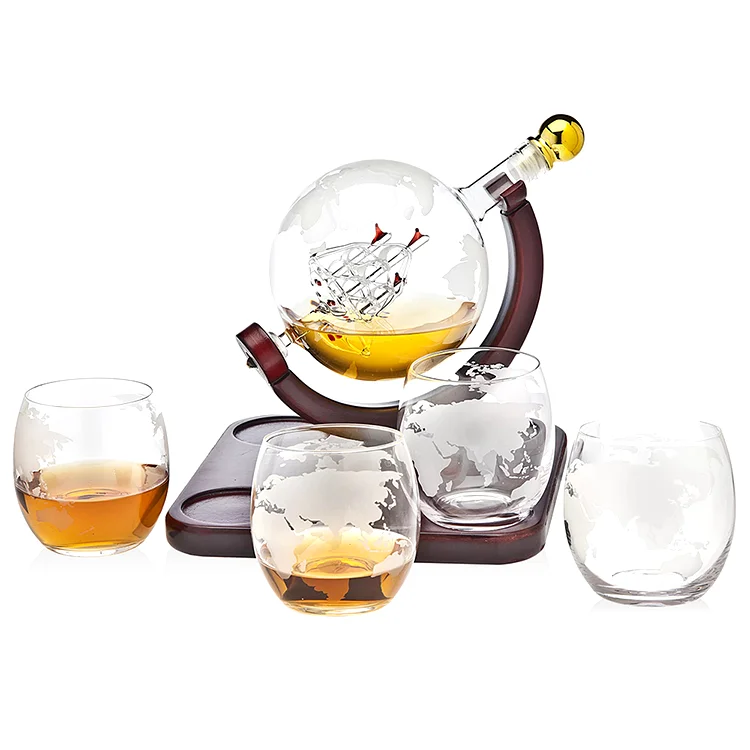 IWIN Тип бокала для вина классический графин с 4 бокалами для виски