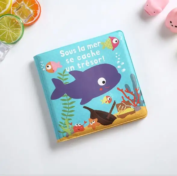 Magic Bath Book Plastic Bath Time Books for Toddlers and Babies soft touch Animals Waterproof Books