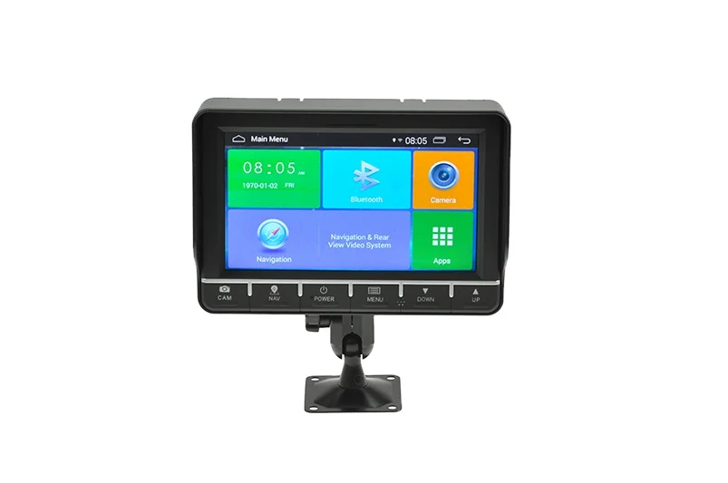 7-дюймовый сенсорный экран Android GPS автомобильный монитор заднего вида с 3 камерой WIFI музыкальное видео Bluetooth для коммерческого автомобиля