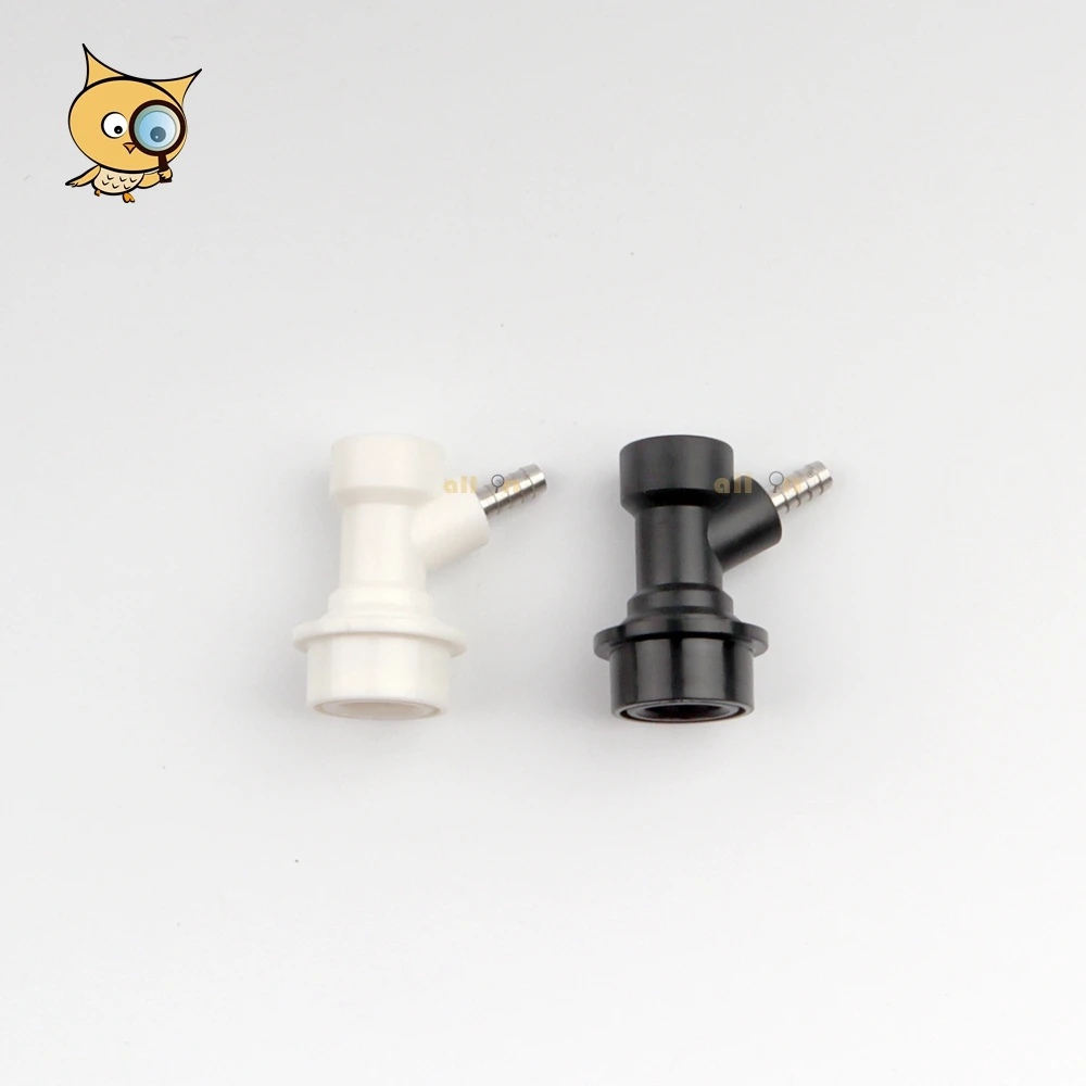 ALL IN Hot Selling Homebrew 1/4 Barb MFL Black Liquid Out White Gas In Set Pack Ball Lock Disconnect for Corny Cornelius Keg