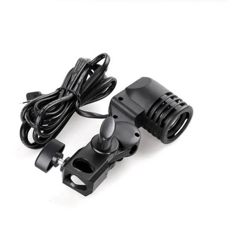 Flash Umbrella Bracket Single Head Bulb Holder Photo Lighting Bulb Holder Bulb lamp socket For Photography Studio Accessorie