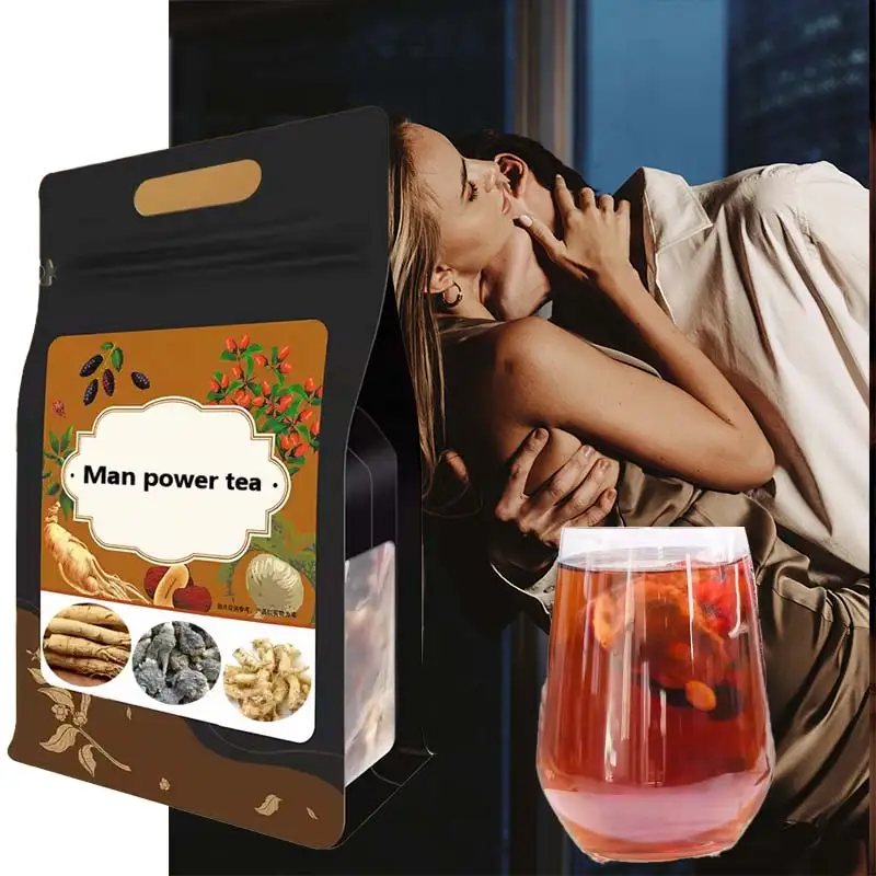 Oem/odm Healthy Libido Male Sexual Tea Maca And Ginseng Tea Sexual High Energy Boost Male Fertility Tea For Men