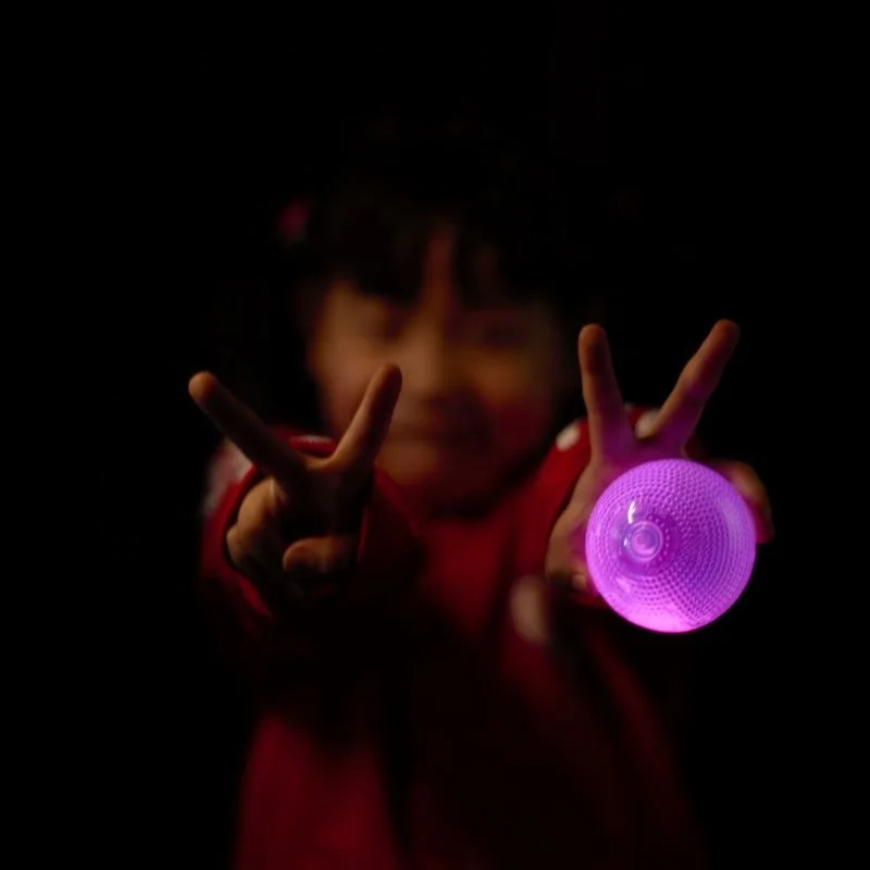 POPGLO Glowstick 2.5 in. Bouncing Toy Balls
