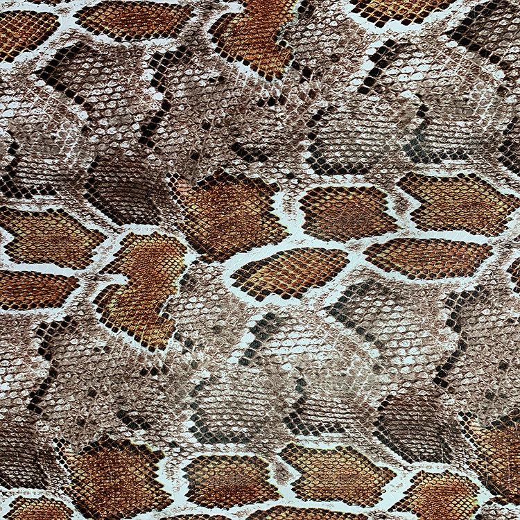 
Leather supplies Snake Transfer Printing Film Pu Leather 