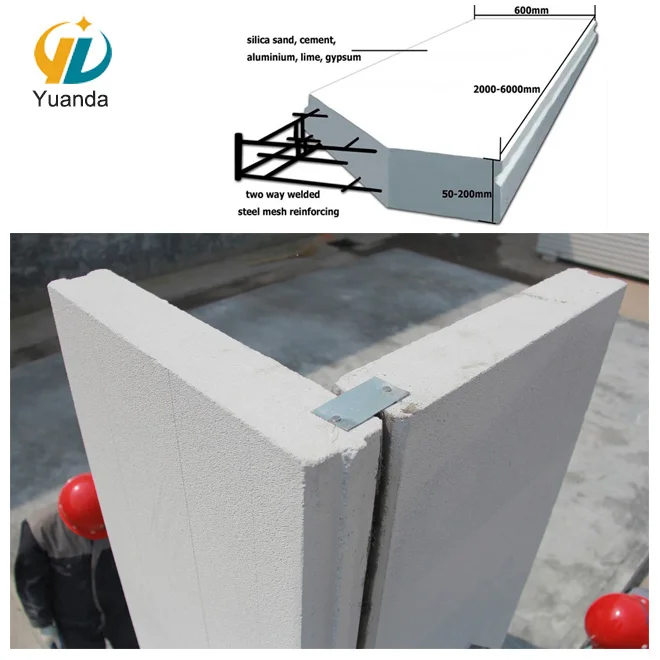 Aac Exterior Concrete Wall Panel