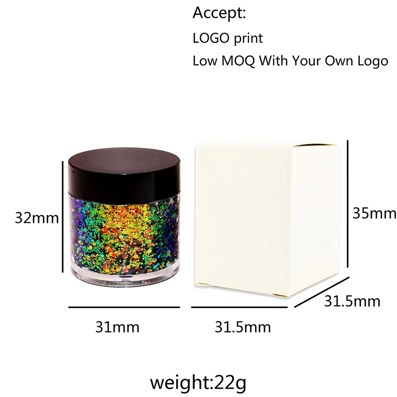 Wholesale Cosmetic Makeup Vegan Christmas Chameleon Eye Shadow 9 Color Single Pressed Gel Glitter Pigment Eyeshadow Loose Powder