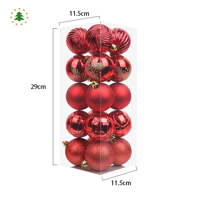 Jintai high end custom wholesale plastic garland decoration christmas ornaments hanging ball