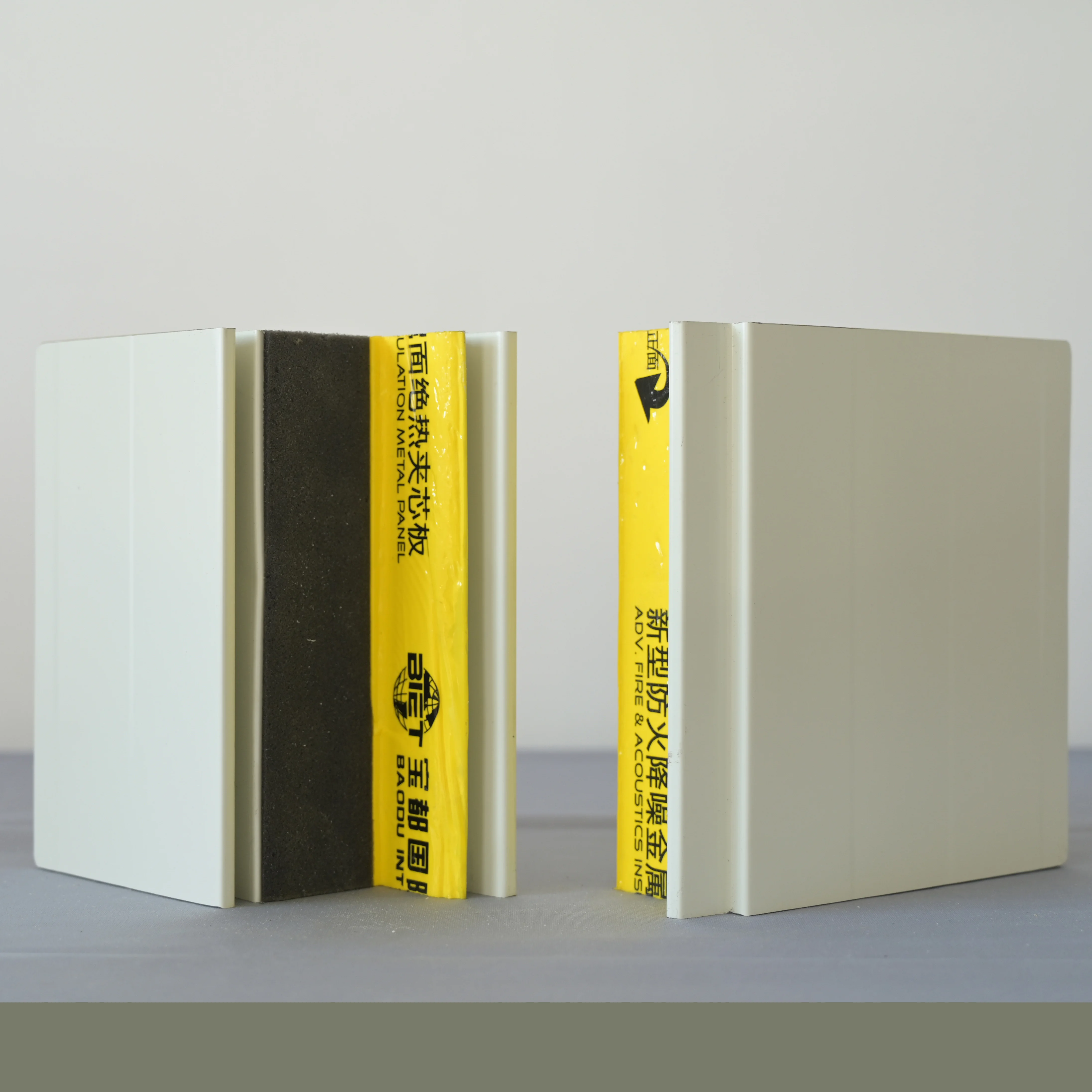 Concrete Used Sandwich Panel for Wall Beijing Insulated Rock Wool Wall and Roof of Industrial Building Fire-proof and Decoration