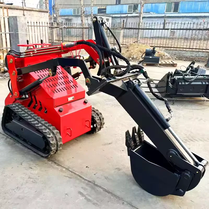 Cheapest skid steer loader EPA CE hot sale skid steer attachment with track mini skid steer loader price cheap for sale
