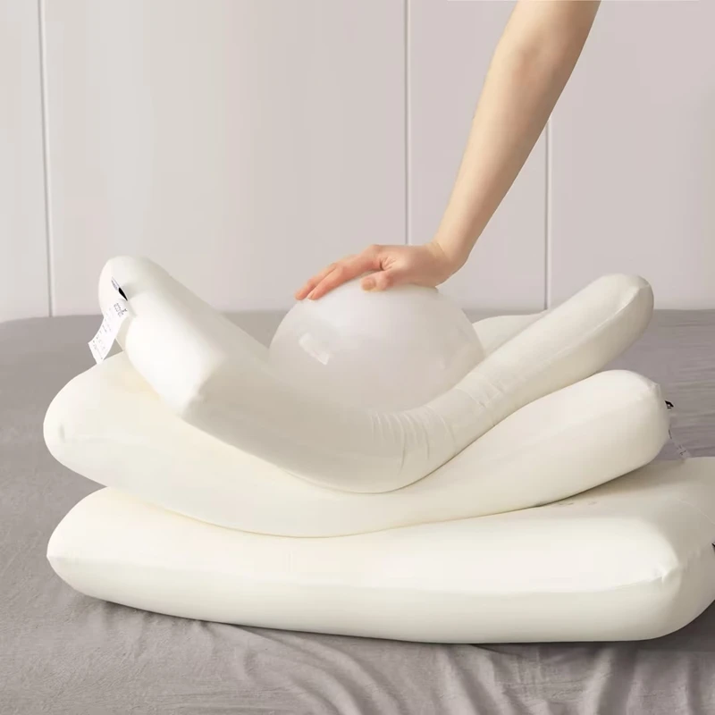 Подгонянная подушка пены памяти белая мягкая для сна с медленным отскоком