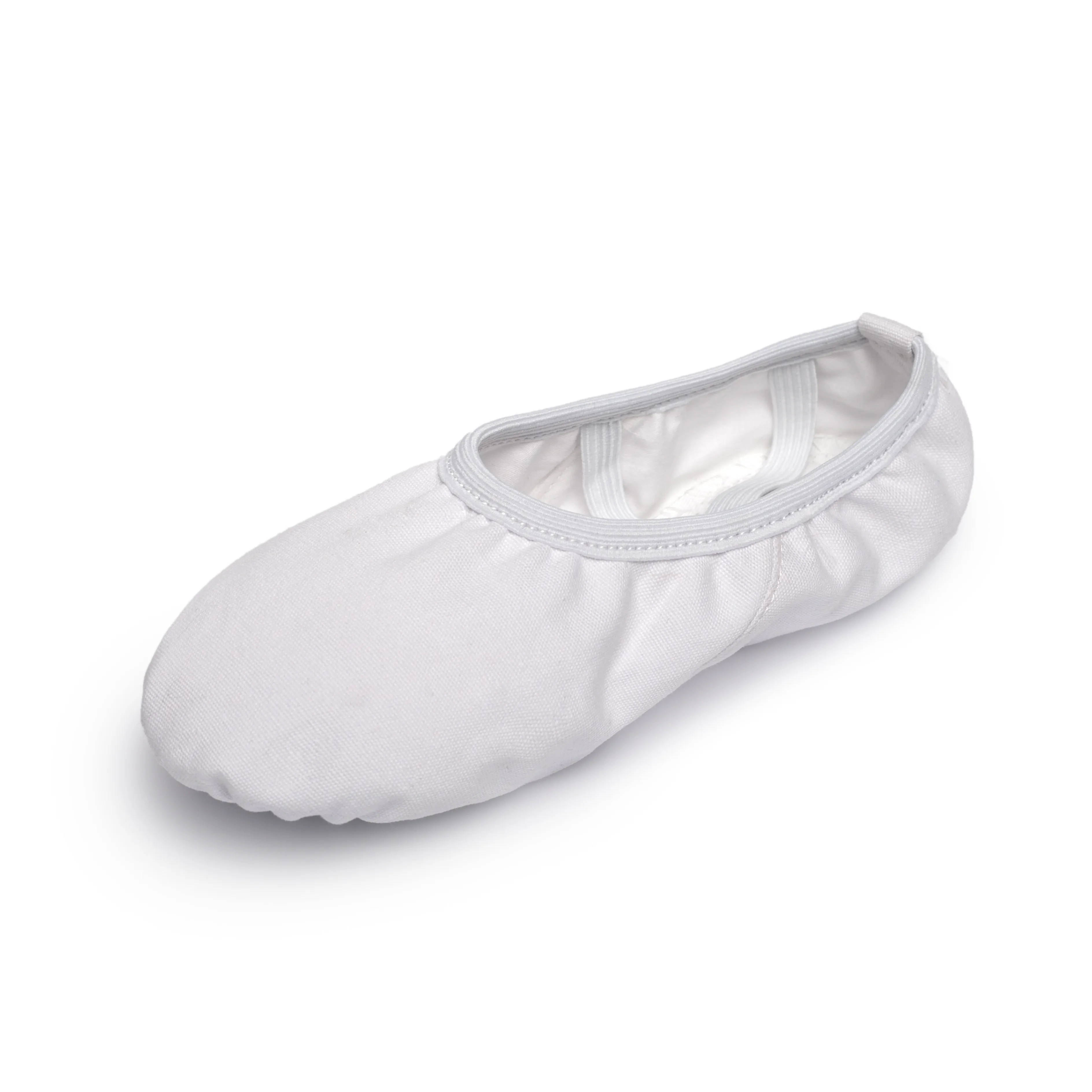 factory outlet high quality ballet shoes canvas satin dance shoes custom LOGO