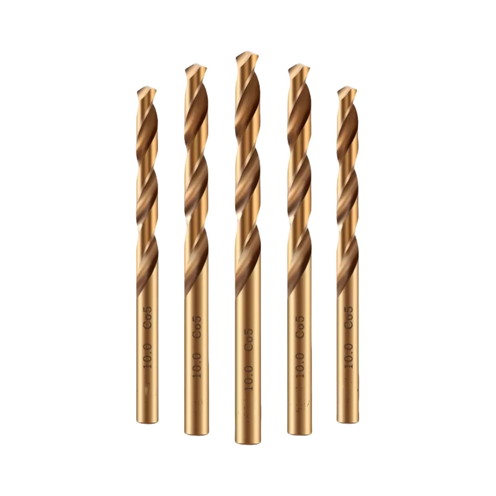 KHT brand  twist HSS drill materials straight shank ISO standard hole making tools co  for P.M.K.S.H