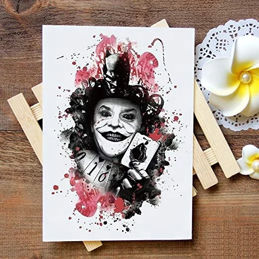 Хэллоуин покер CMYK половина Руки Временные украшения партии тела Искусство татуировки стикер