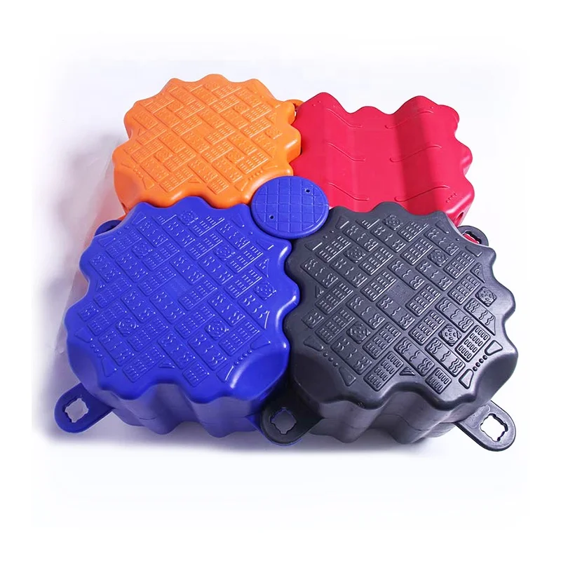 Modular Cube 500* 500*400mm Floating Jetty For Water Park