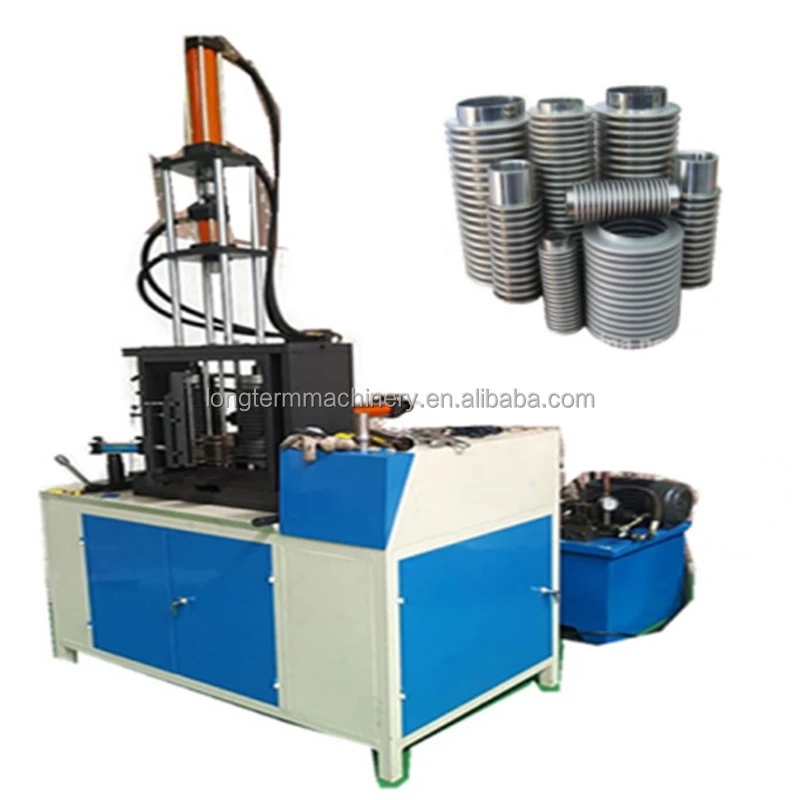 Expansion joint bellow forming machine for air conditioning systems