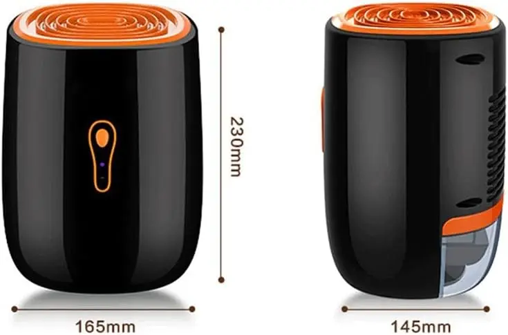 Portable Dehumidifier and Air Purifier 2 in 1 Mute Moisture Absorbers Air Dryer