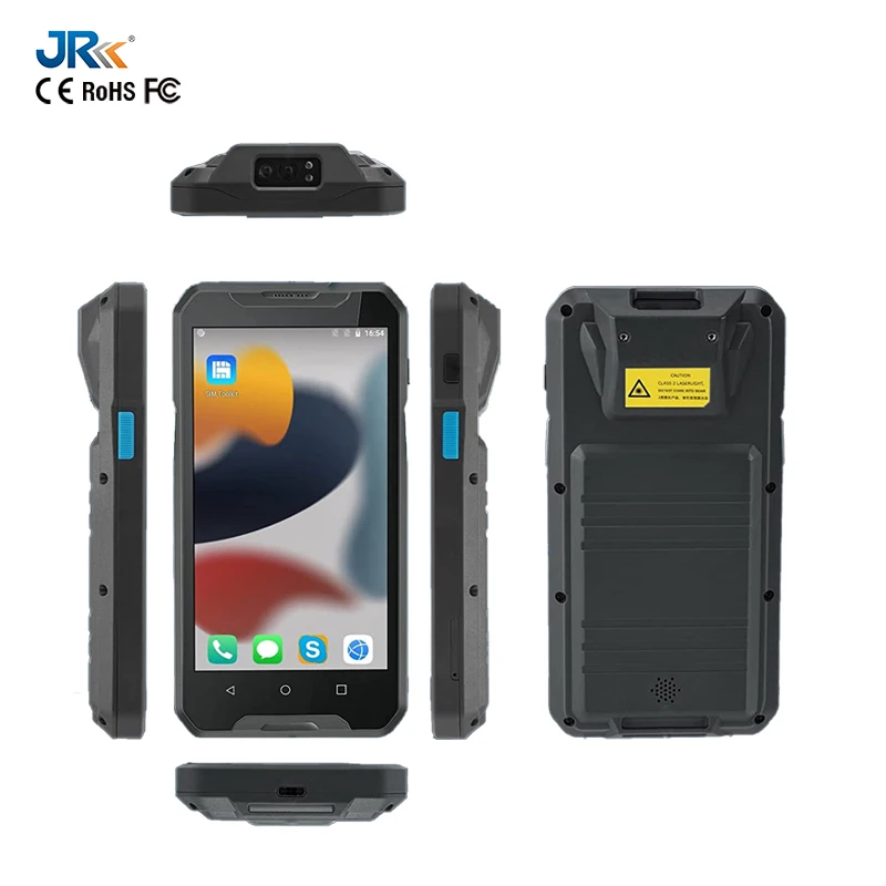 JR HC-PDA917 5.5 inch Handheld 2D Barcode Scanner PDA Android Smartphone Waterproof 4 Ruggedized PDAS Terminal Handheld.