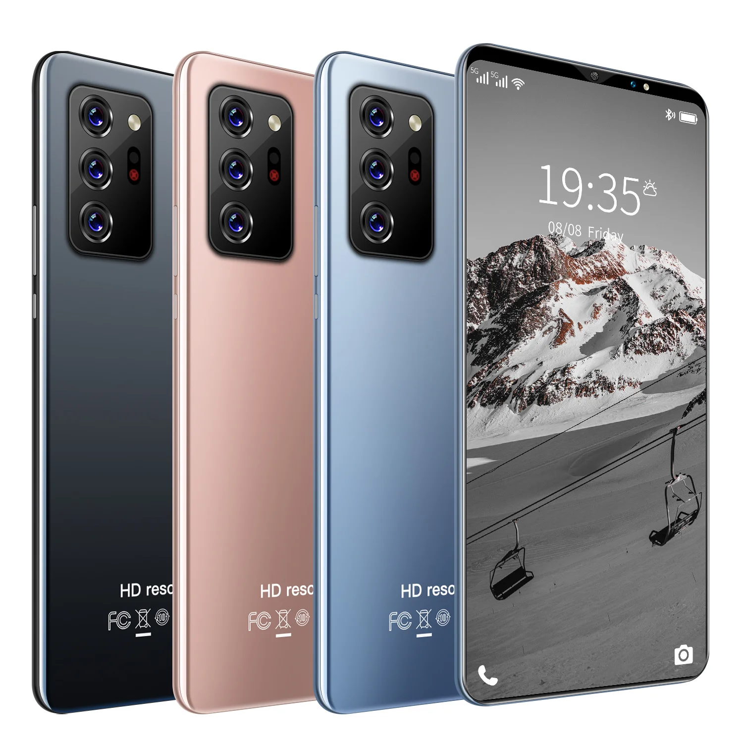 Мини-смартфон Android Note30 экран 5 дюйма мобильный телефон с двумя