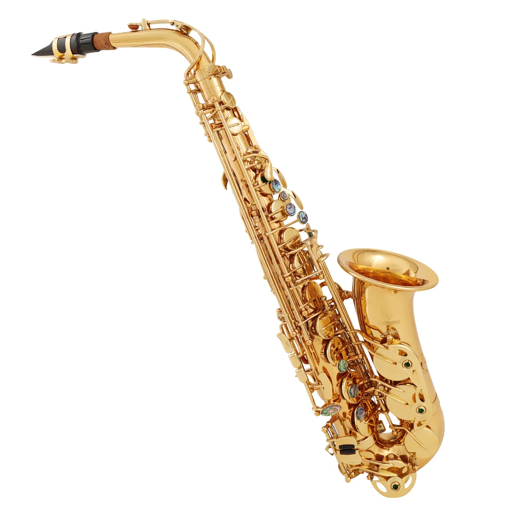 S-10 Bullfighter Eb professional Sax Professional Bb Saxophone Alto Gold Lacquer Material Brass Body Bakelite Saxophone
